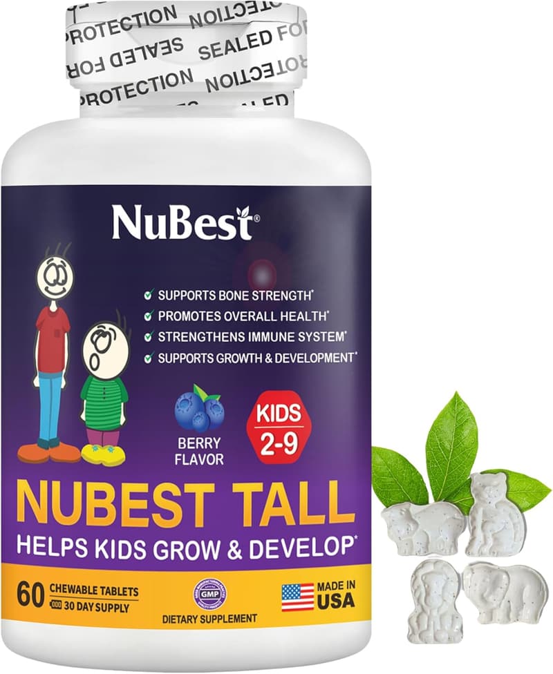 Kids' Chewable Vitamins for Growth & Immunity Support - 2 Pack