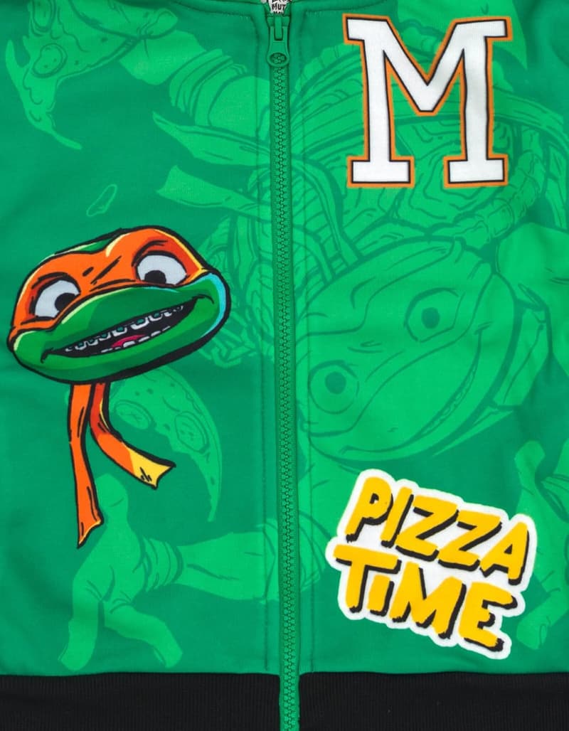 TMNT Fleece Zip-Up Cosplay Hoodie for Kids (2T - 10-12)