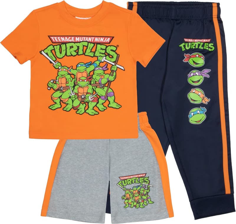 Nickelodeon Teenage Mutant Ninja Turtles Boys 3-Piece Outfit Set
