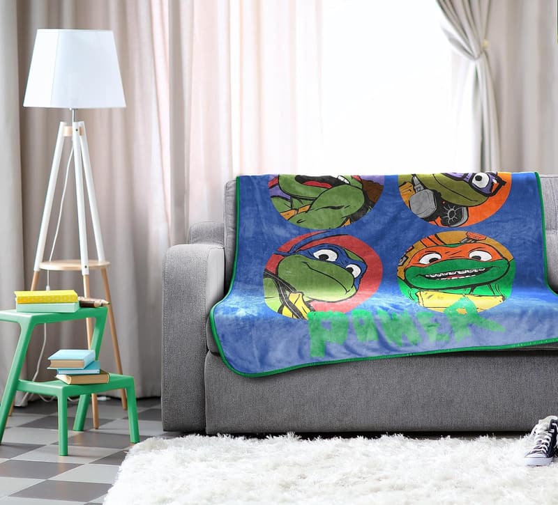 Teenage Mutant Ninja Turtles Plush Throw Blanket for Kids - 46
