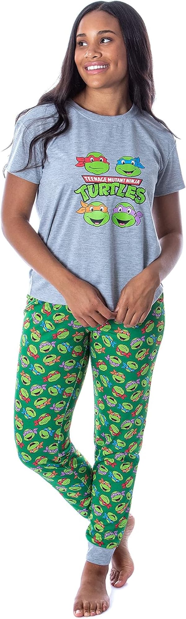 Teenage Mutant Ninja Turtles Women's Jogger Pajama Set