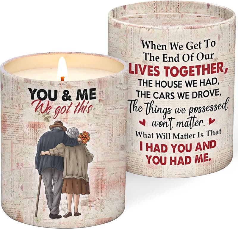 Lavender Candle - Romantic Couples' Gift for Anniversary