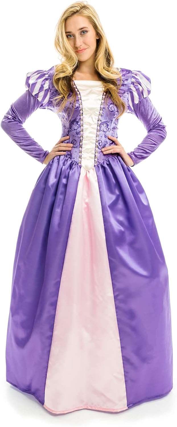 Enchanted Rapunzel Dress-Up Costume for Adult Women