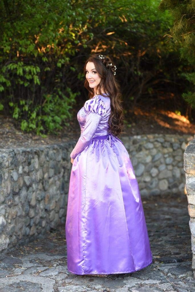 Enchanted Rapunzel Dress-Up Costume for Adult Women