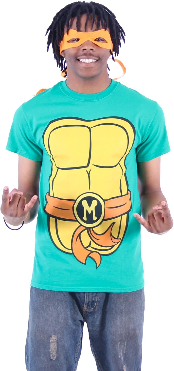 Teenage Mutant Ninja Turtles Green T-Shirt with Eye Mask