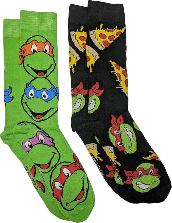 Teenage Mutant Ninja Turtles Men's Crew Socks - 2 Pair Pack
