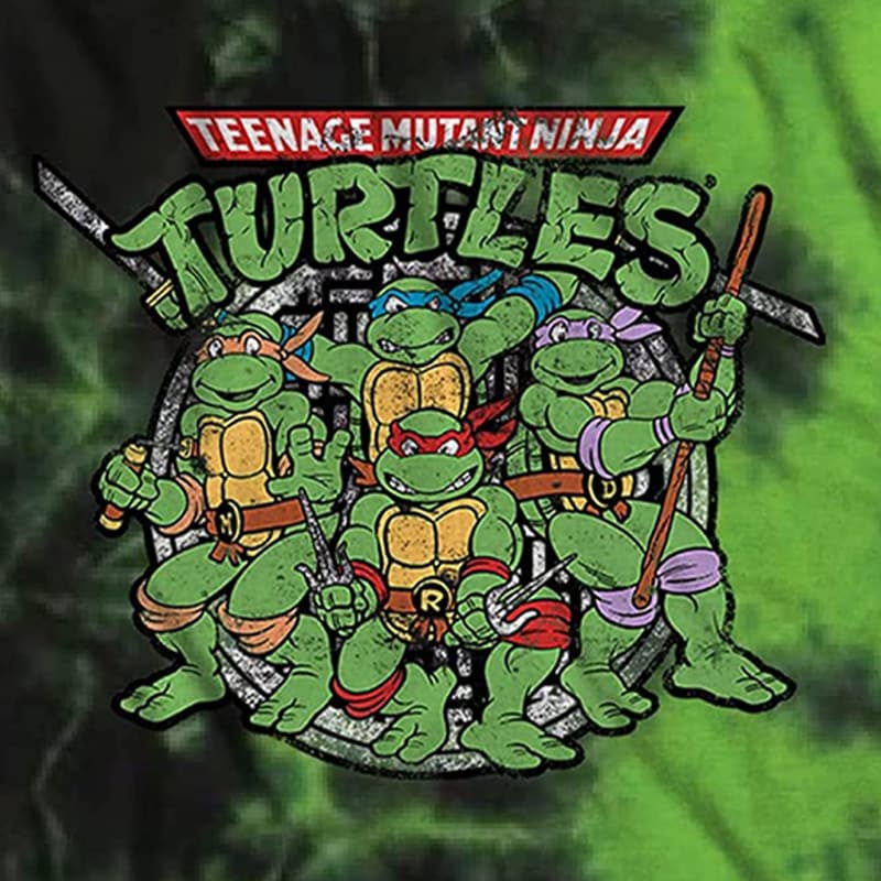 Teenage Mutant Ninja Turtles Tie-Dye T-Shirt for Men