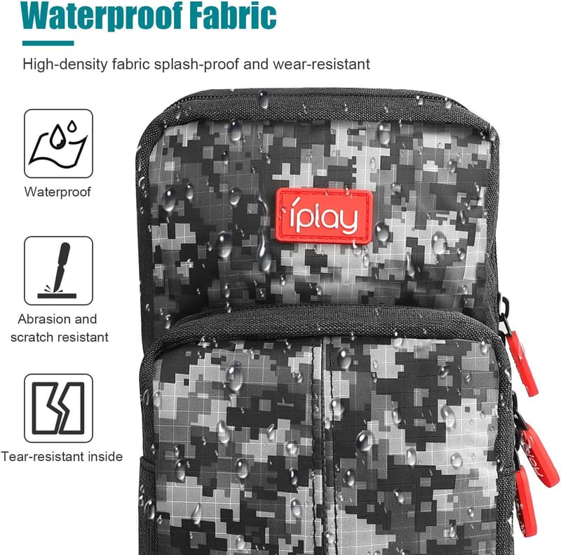 Nintendo Switch Camouflage Sling Bag - Waterproof Storage for Men