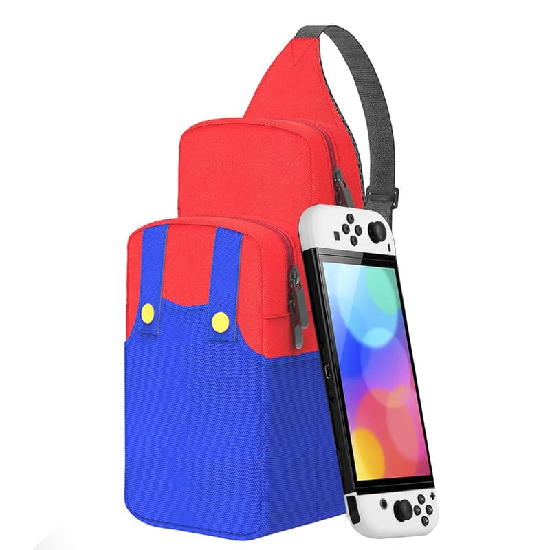 Portable Waterproof Sling Bag for Nintendo Switch Accessories