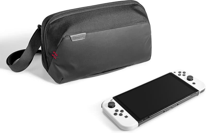 tomtoc Nintendo Switch Sling Bag with Removable EVA Pouch