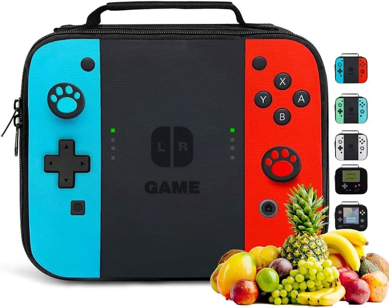 Insulated Game Lunch Box for Kids - Waterproof & Portable