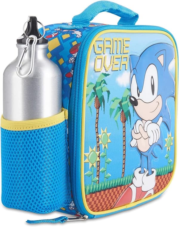 Sonic Lunch Box Set for Kids – Insulated Bag & Water Bottle