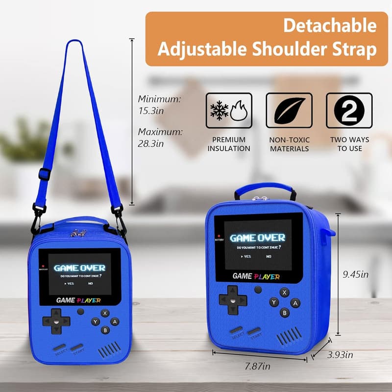 Gamer Kids Lunch Box - Insulated & Waterproof