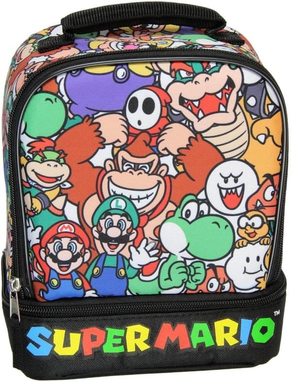 Super Mario Insulated Lunch Box with Dual Compartments