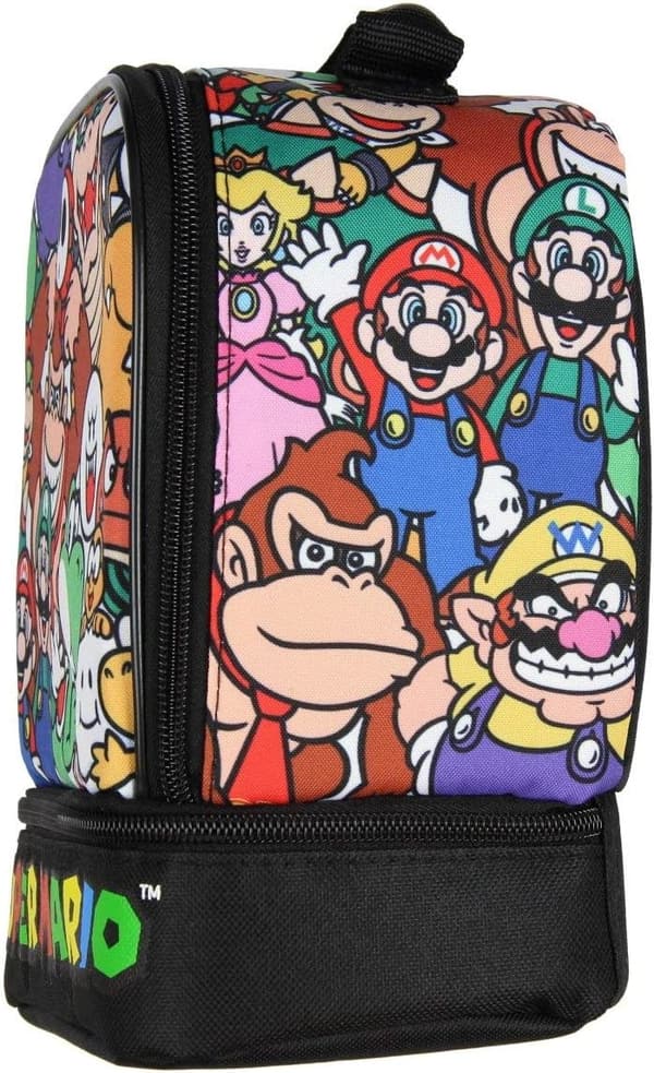 Super Mario Insulated Lunch Box with Dual Compartments