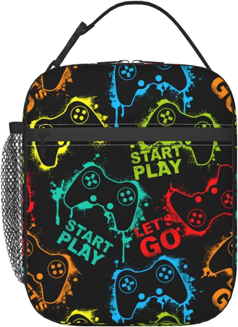 Kids Insulated Lunch Bag - Fun Portable Tote for School & Travel