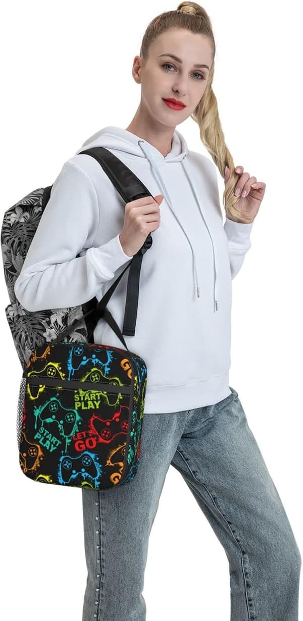Kids Insulated Lunch Bag - Fun Portable Tote for School & Travel