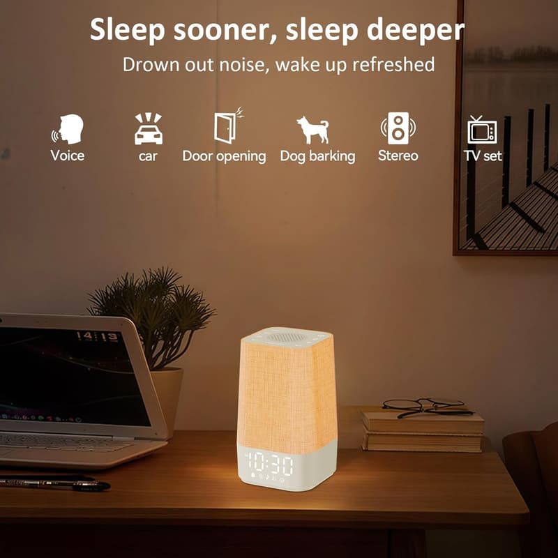 White Noise Machine with Sunrise Alarm & Night Light