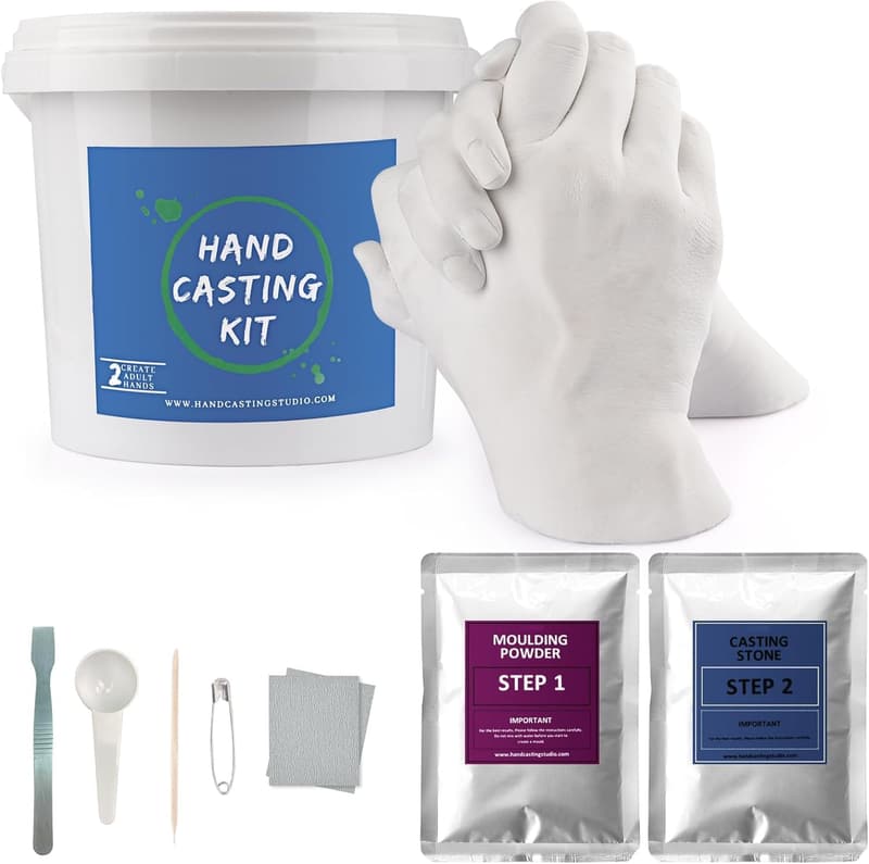 Couples Hand Casting Kit for Wedding and Anniversary