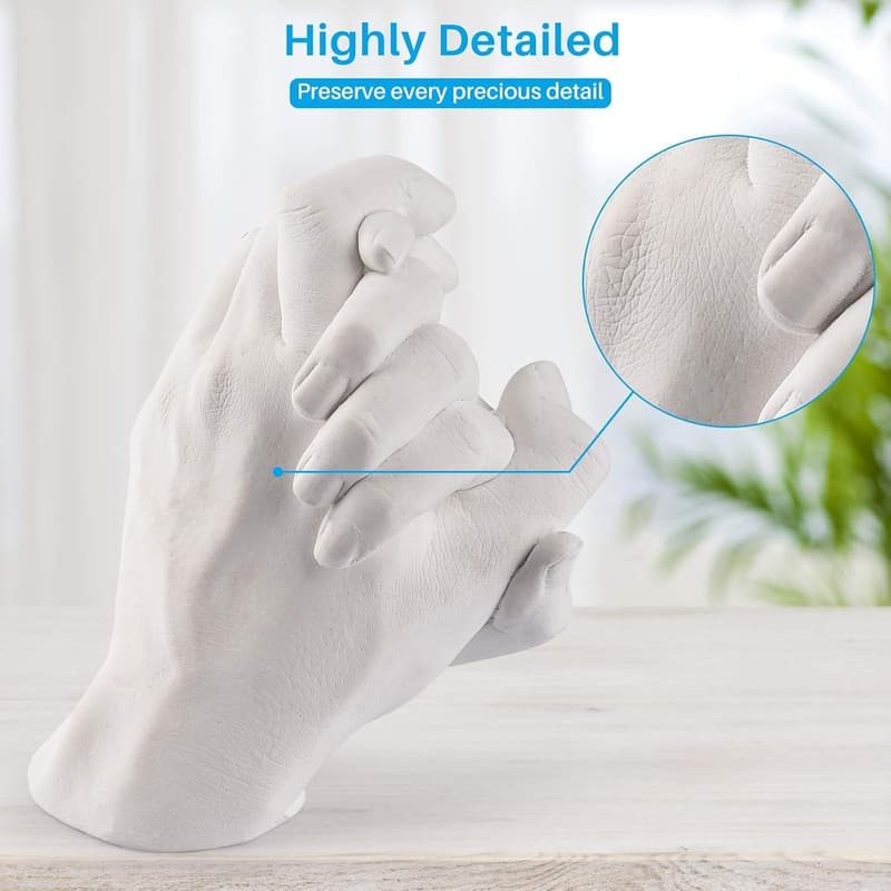 Couples Hand Casting Kit for Wedding and Anniversary