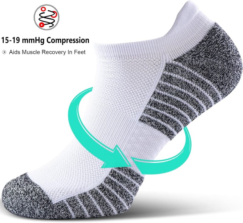Compression Sports Socks for Men and Women - 4/8 Pack