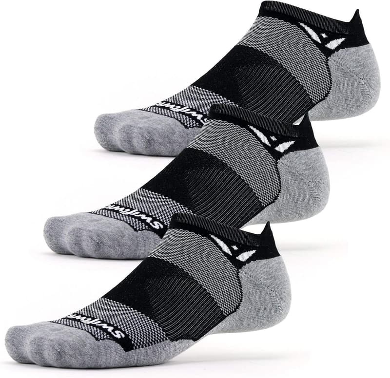 Maxus No Show Tab Golf & Running Socks - 3 Pairs, Maximum Cushion