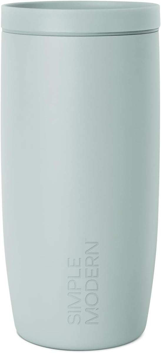Insulated 16oz Travel Coffee Mug - Sea Glass Sage