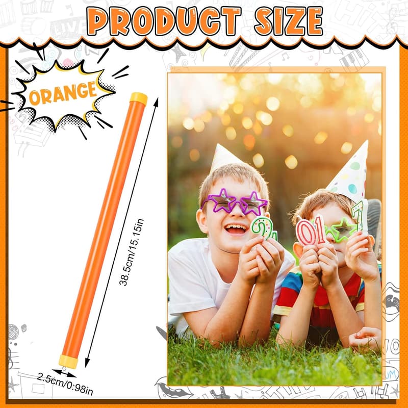 Halloween Party Noise Maker Stick - Funny Plastic Sound Tube
