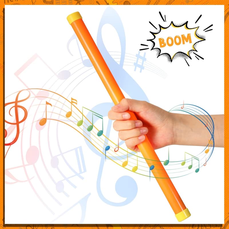 Halloween Party Noise Maker Stick - Funny Plastic Sound Tube