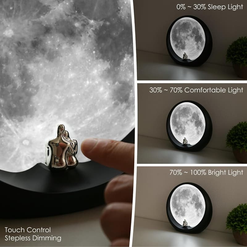 Supermoon Lamp Night Light for Wedding Anniversary Gift