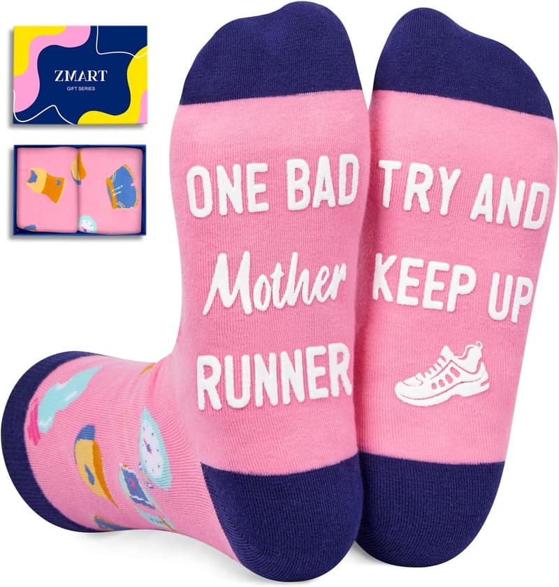 Sports Lovers' Funny Socks - Ideal for Running, Yoga & Dance