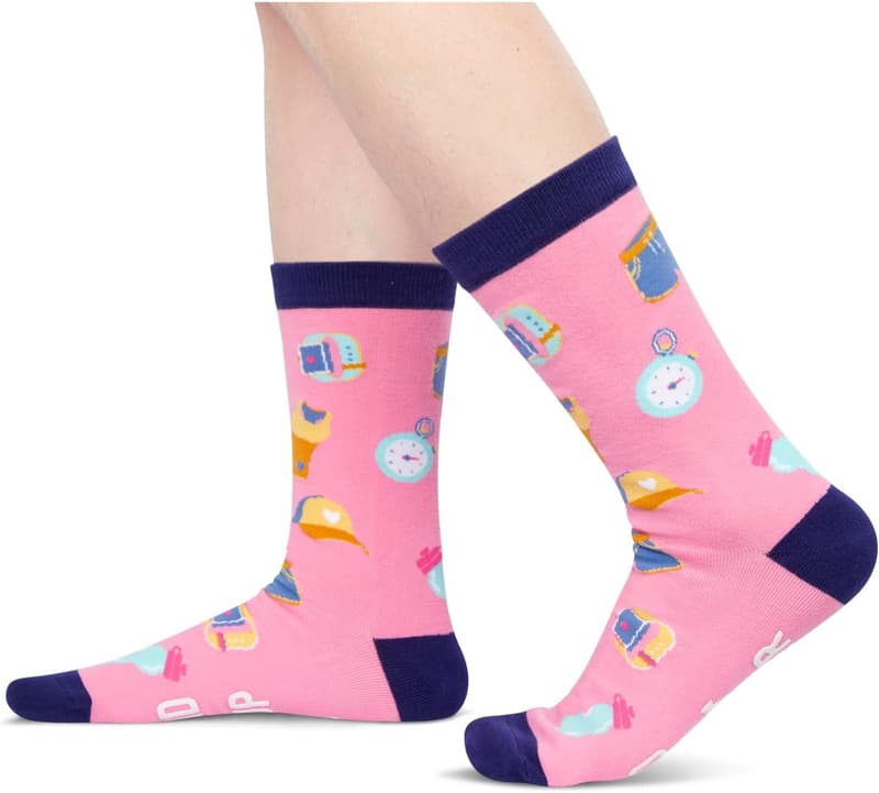 Sports Lovers' Funny Socks - Ideal for Running, Yoga & Dance