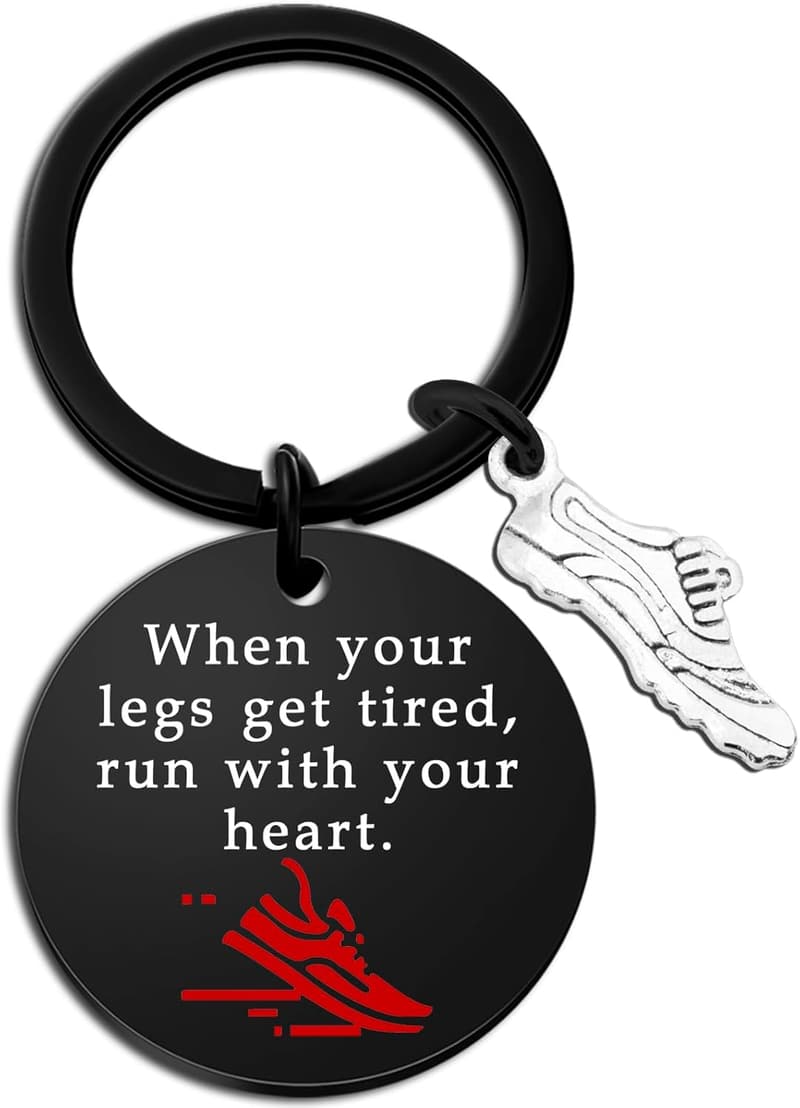 Cross Country Running Keychain for Runners
