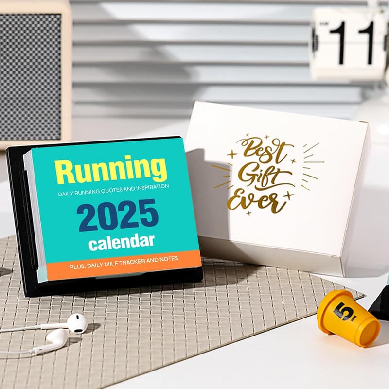 2025 Motivational Desk Calendar for Runners, 5