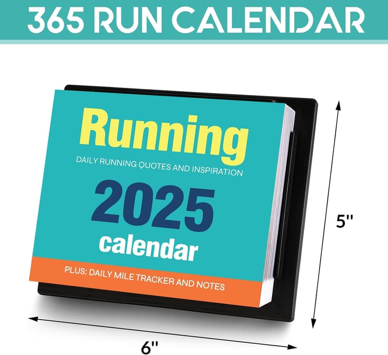 2025 Motivational Desk Calendar for Runners, 5