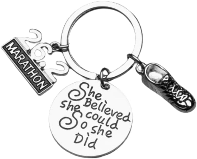 Women's Running Jewelry Keychain – Sportybella Runner Accessory