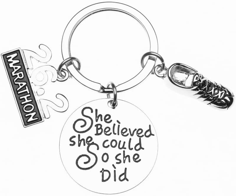 Women's Running Jewelry Keychain – Sportybella Runner Accessory