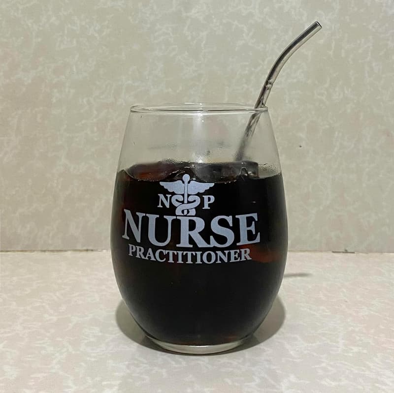 Nurse Practitioner 21 oz Stemless Wine Glass Gift