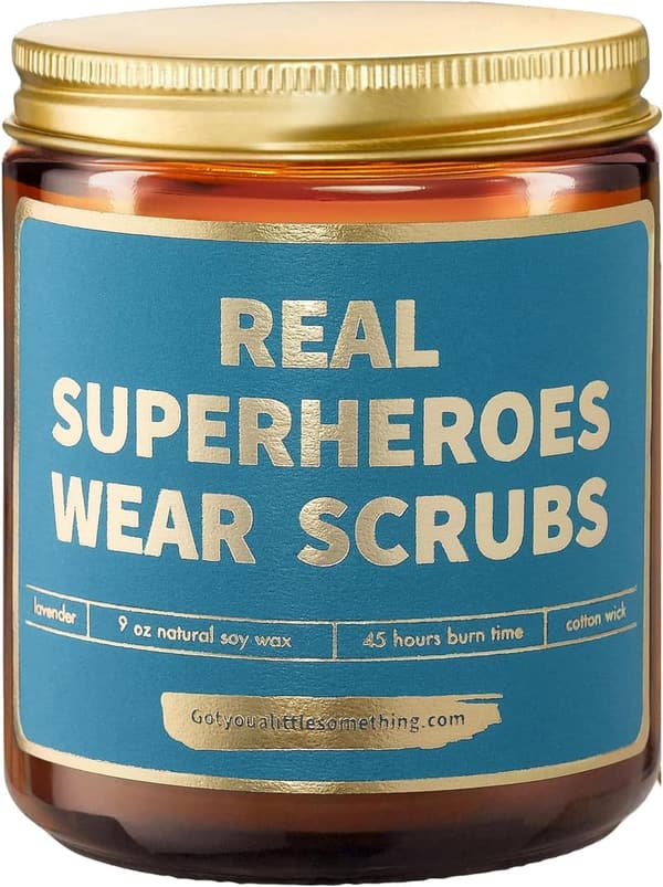 Lavender Vanilla Soy Candle - Women's Nurse Appreciation Gift