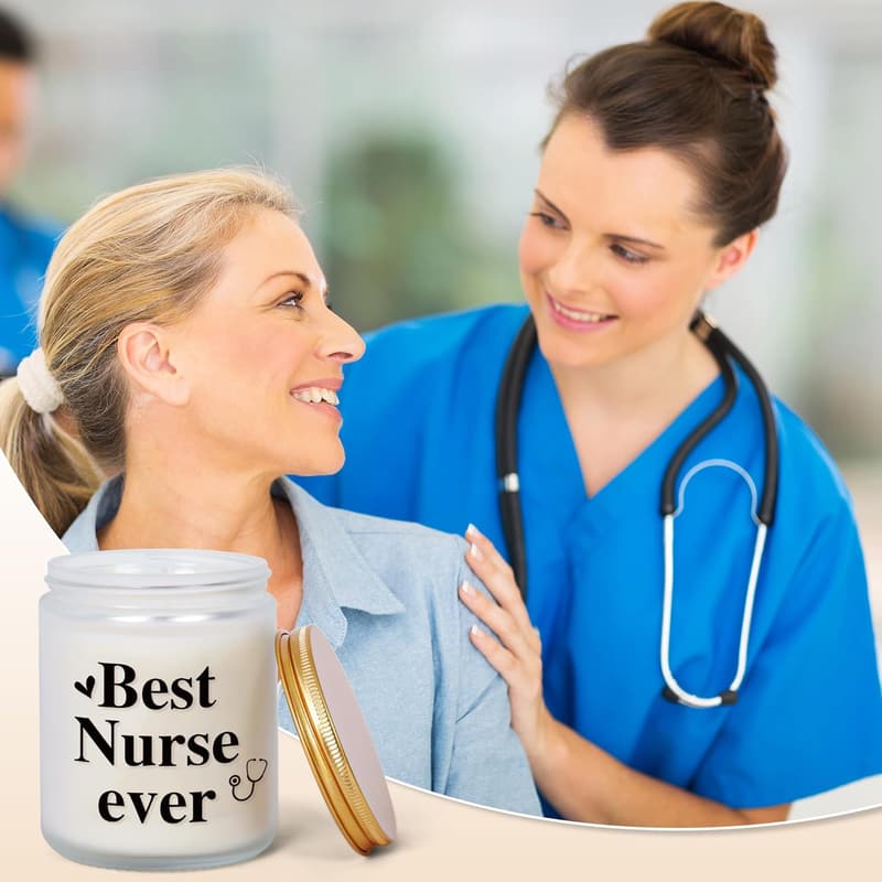 Nurse Week Funny Natural Soy Candle - Best Nurse Ever Gift