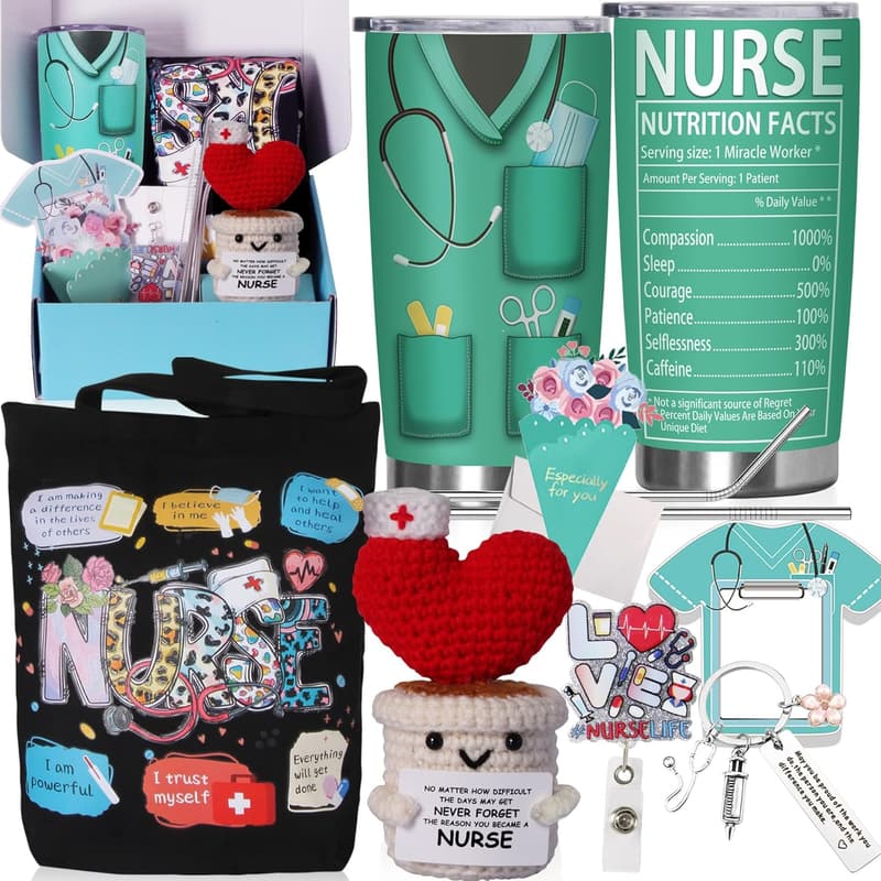 Nurse Appreciation Gift Box with 20oz Tumbler for Women