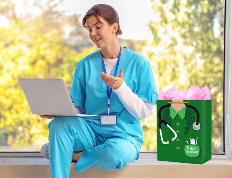 Nurse Graduation Gift Bag with Handle for Women