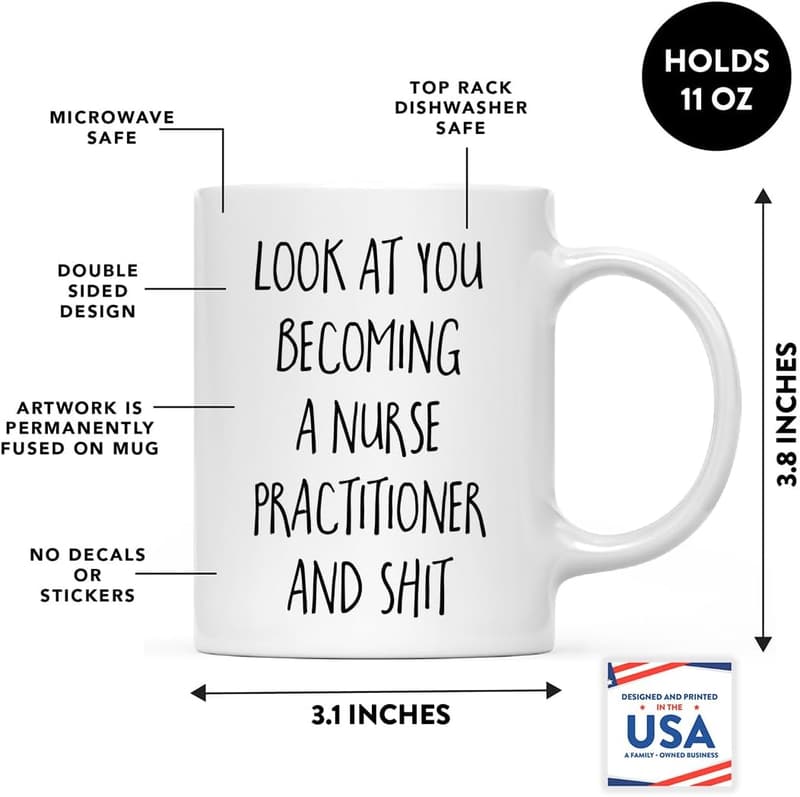 Nurse Practitioner Graduation Mug - Funny Gift for 2025 Graduates