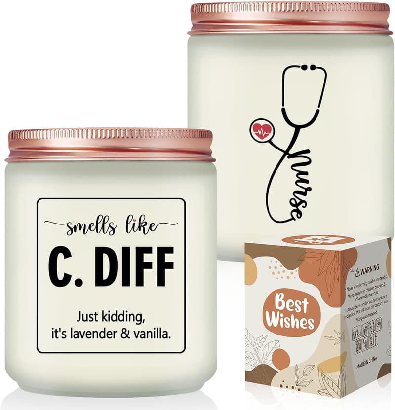 Nurses Week Candle Gift for Women - Perfect for Graduations & Birthdays