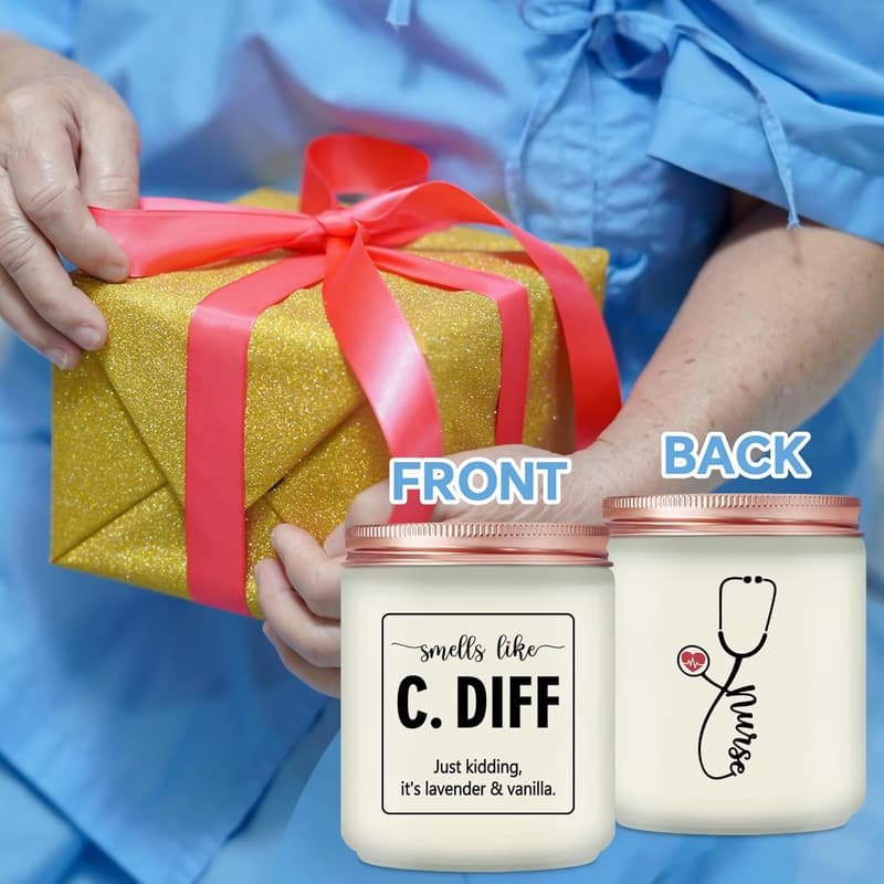Nurses Week Candle Gift for Women - Perfect for Graduations & Birthdays