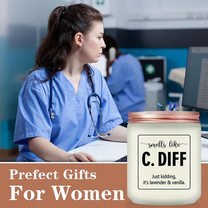 Nurses Week Candle Gift for Women - Perfect for Graduations & Birthdays