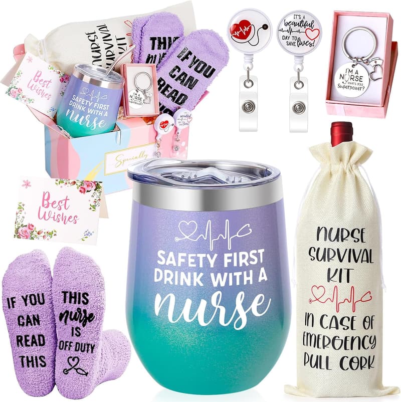 Nurse Appreciation Week 12 oz Tumbler Set for Women