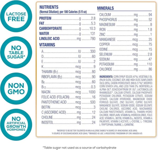 Nutramigen Hypoallergenic Baby Formula, 27.8 Oz, 4 Count