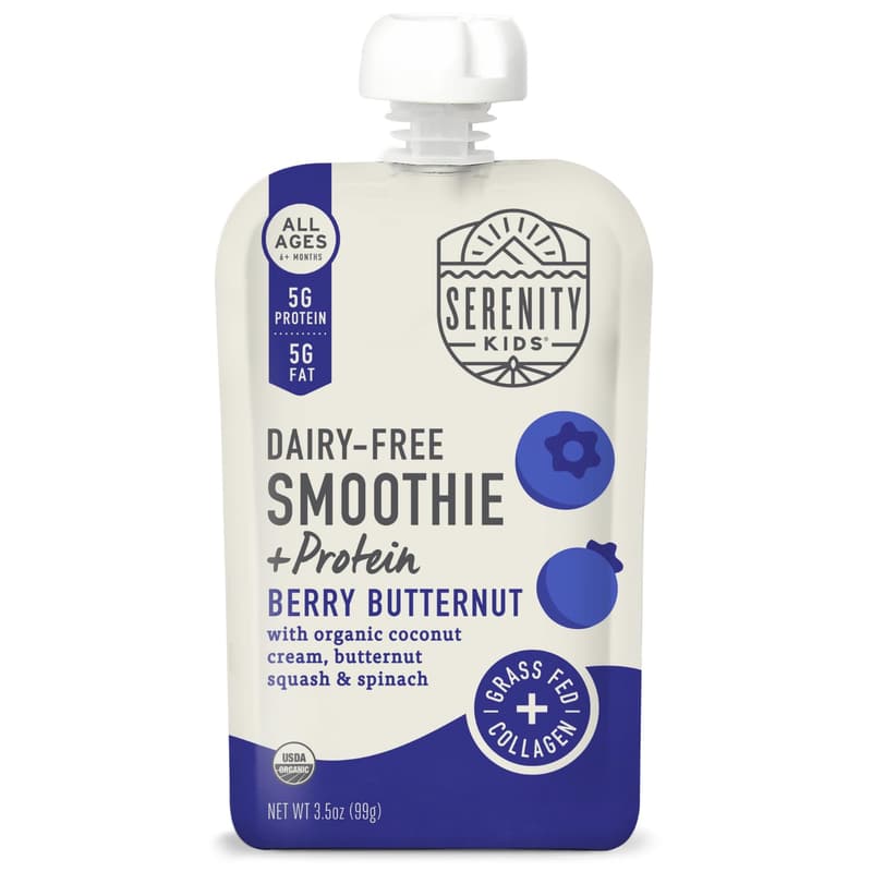 Dairy-Free Baby Food Smoothie | Berry Butternut | 12 Count