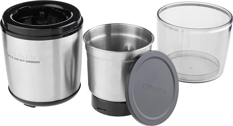 Cuisinart SG-10 Mini Electric Spice & Nut Grinder, Stainless Black